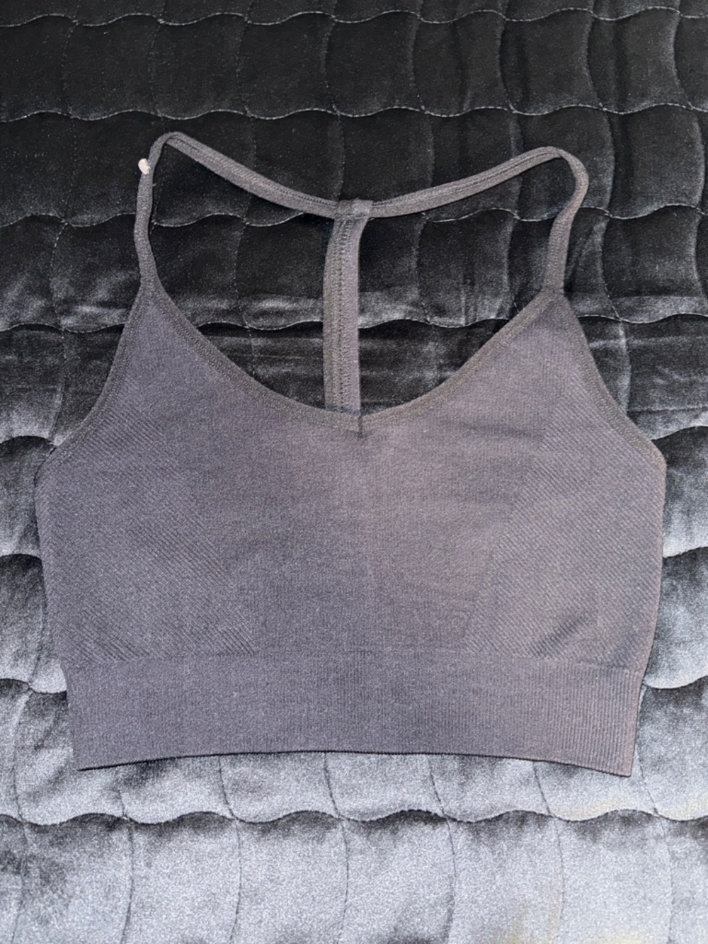 NWOT! Yogalicious Ribbed Seamless Tea-Time Bra